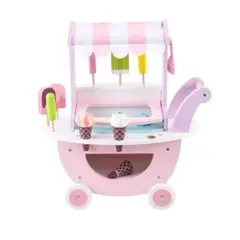 GENERICO - Carrito de Helados Didáctico de madera