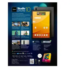 MLAB - Tablet Phone 4G 10 Android Octa-Core 64GB EXPANDIBLE A 128GB + 4GB RAM