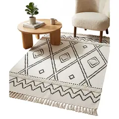 GENERICO - Alfombra Decorativa Tamaño 120x180 cm Diseño Boho Moderno 3