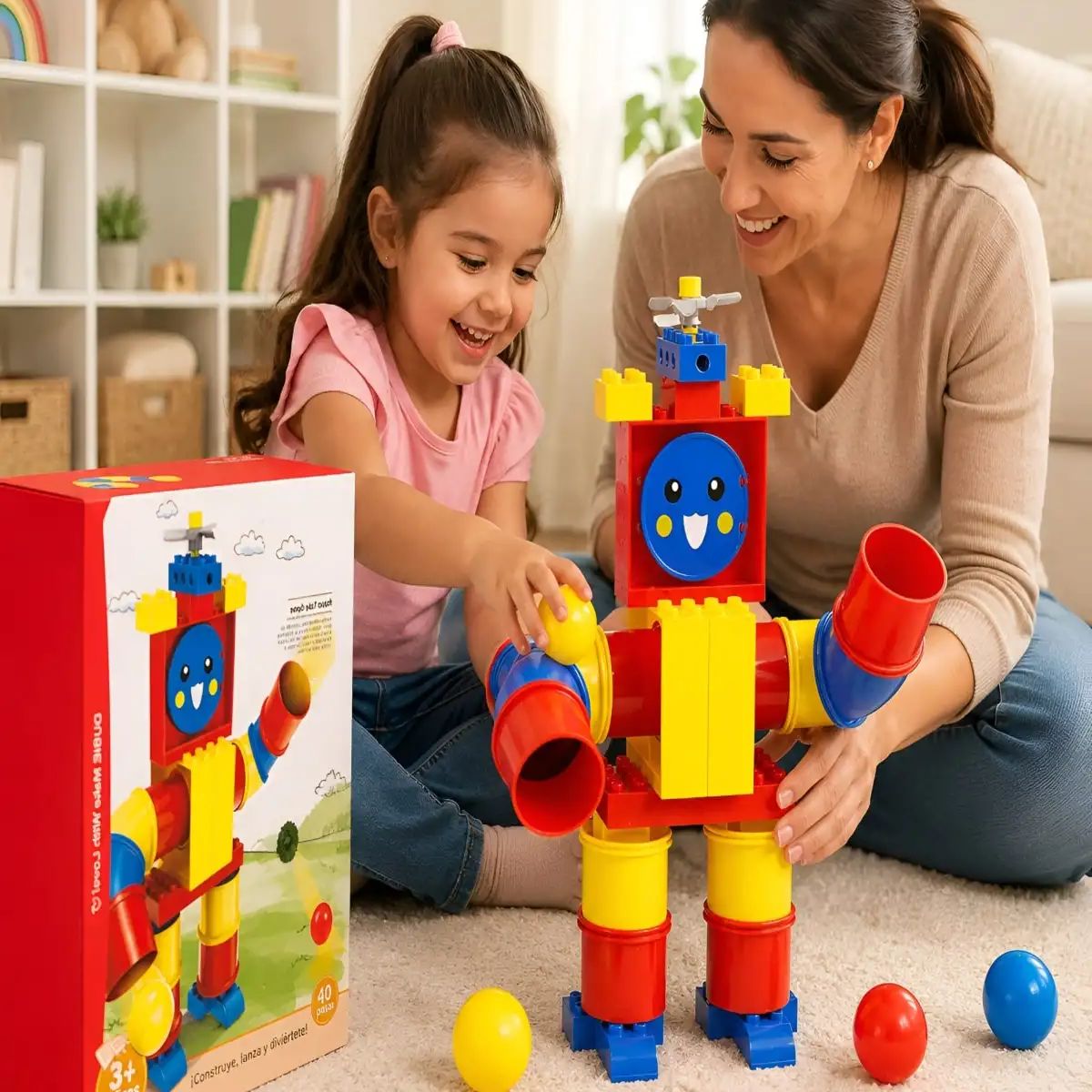GENERICO - Set de Bloques de Construcción Robot Didáctico Interactivo