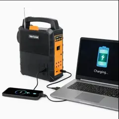 MOVI - KIT SOLAR DE EMERGENCIA HASTA 50 HRS DE DURACION CON 4 AMPOLLETAS LED