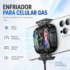 HOCO - Enfriador Celular Gamer GA5 Rgb Pantalla Digital