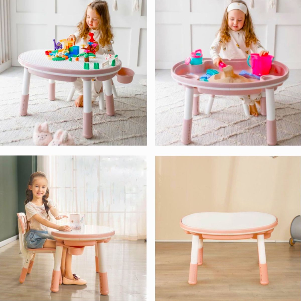 KIDSCOOL - Mesa Escritorio Infantil Con Silla y Altura Regulable