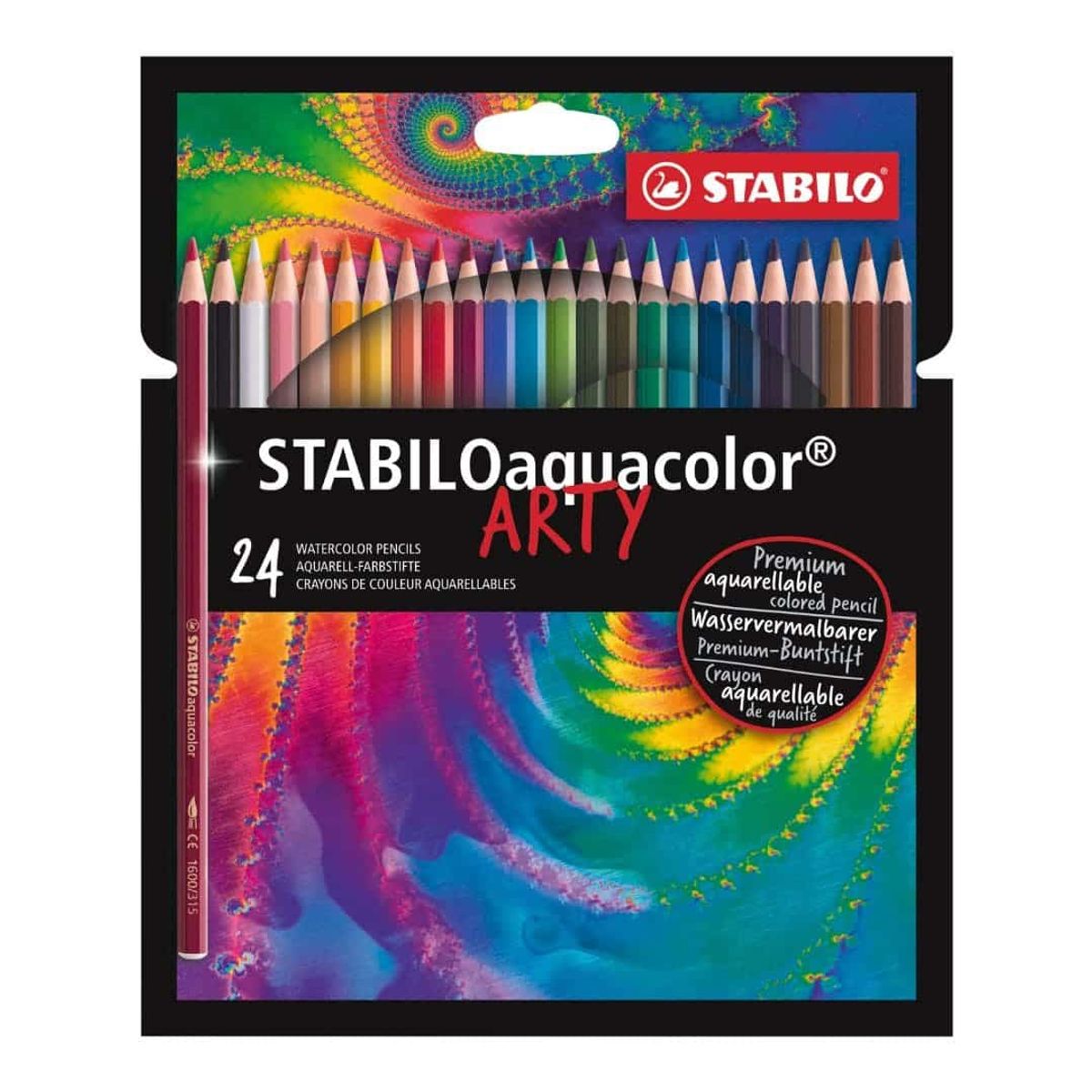 STABILO - Set de 24 Lápices Acuarelables STABILOaquacolor Arty