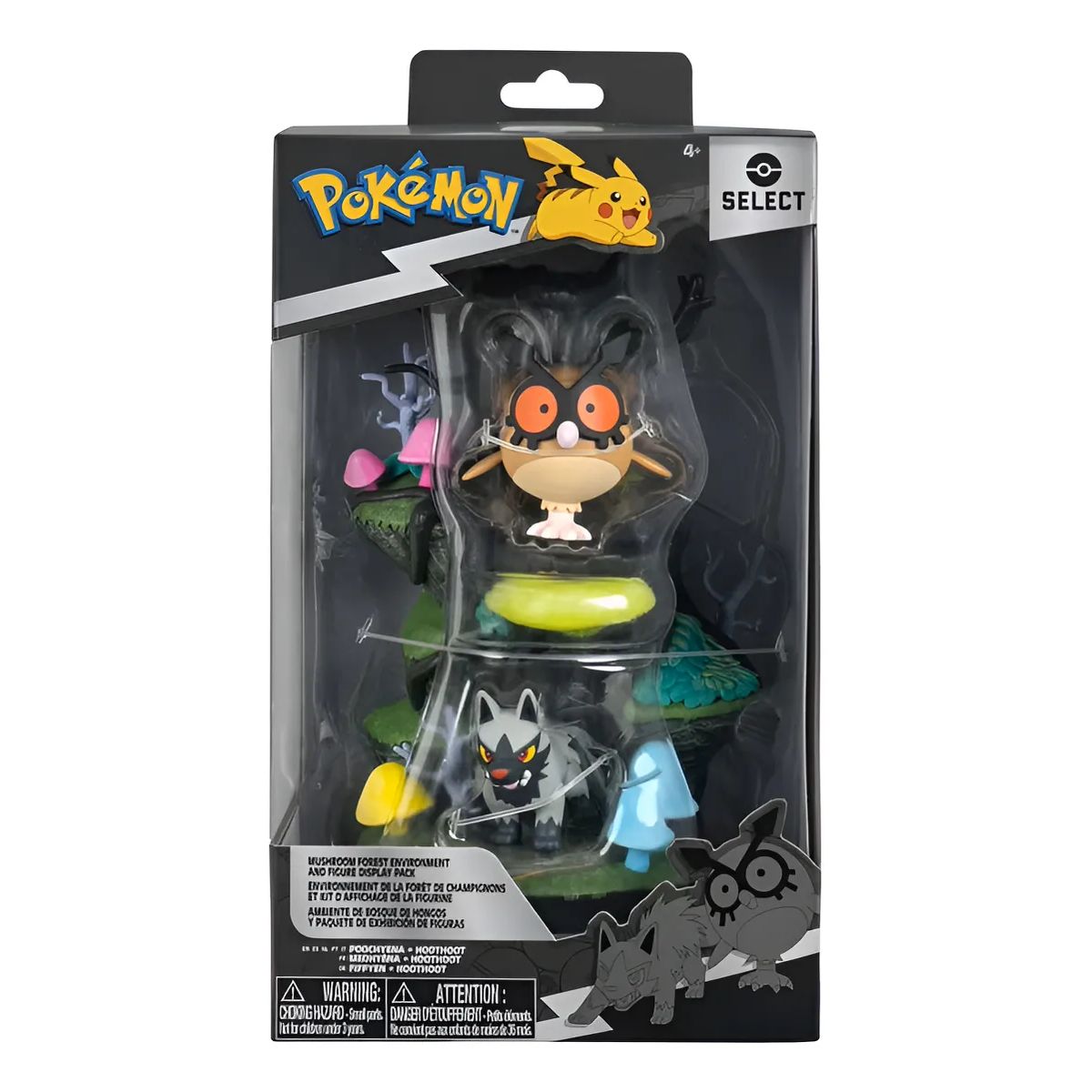POKEMON - Pokemon Ambiente Hoot-Hoot y Poochyena Select Terrario