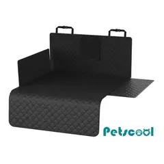 KIDSCOOL - Funda Protectora De Auto Para Mascota Universal AutoSUVCamioneta Impermeable Negro