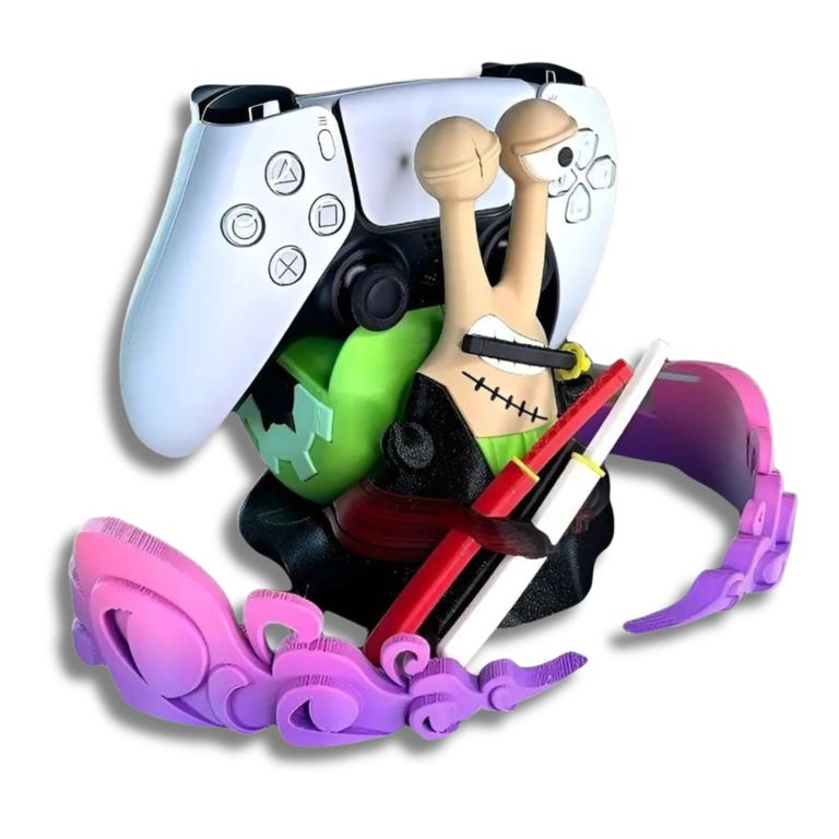 GENERICO Soporte para joystick Den Den Mushi Zoro One Piece