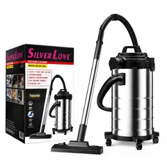 GENERICO - Aspiradora Industrial Multifuncional 35L 7800W Silver Love SC-035L