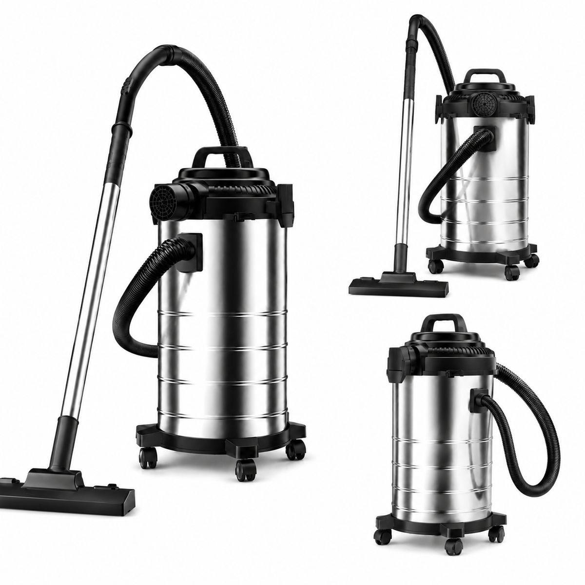 GENERICO - Aspiradora Industrial Multifuncional 35L 7800W Silver Love SC-035L