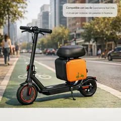 MOVI - Scooter Urbano Plegable con Asiento y Bolso – Ideal para la ciudad - 30 km Autonomía - 25 km/h