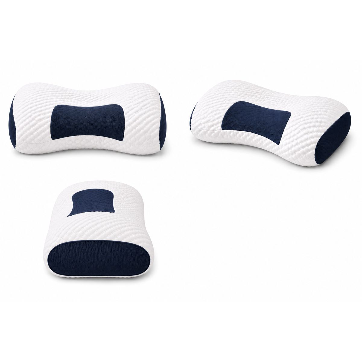 GENERICO - Almohada Cervical Ergonómica Memory Foam para Cuello
