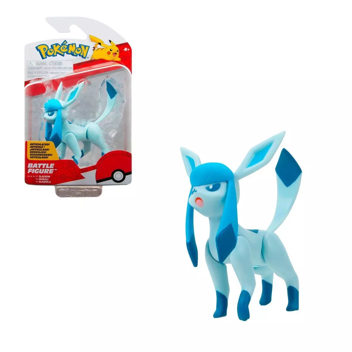 POKEMON - Figura Pokémon Glaceon Battle Figure Articulada