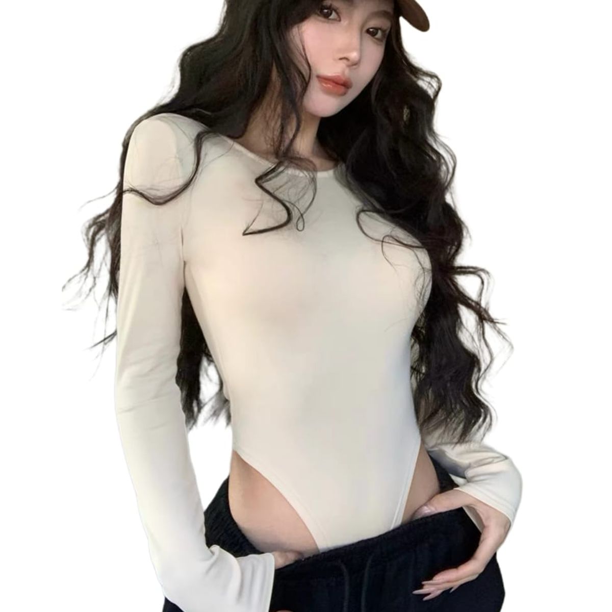 QIKUN - Body Manga Larga en Micropolar Soft