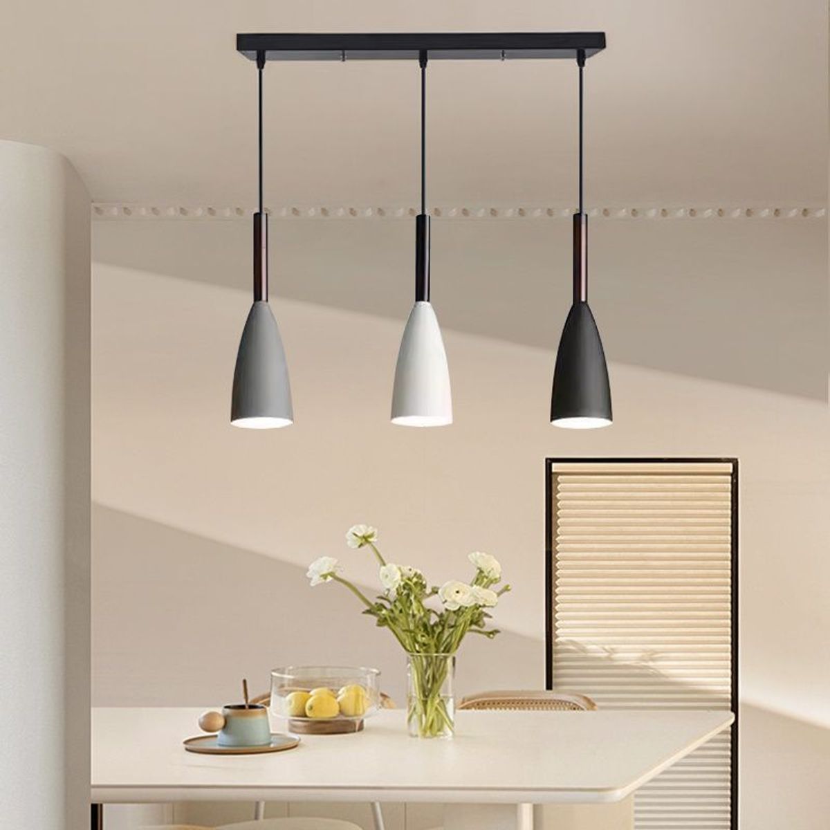 FRANZA - Lámpara de techo de estilo nórdico para comedor