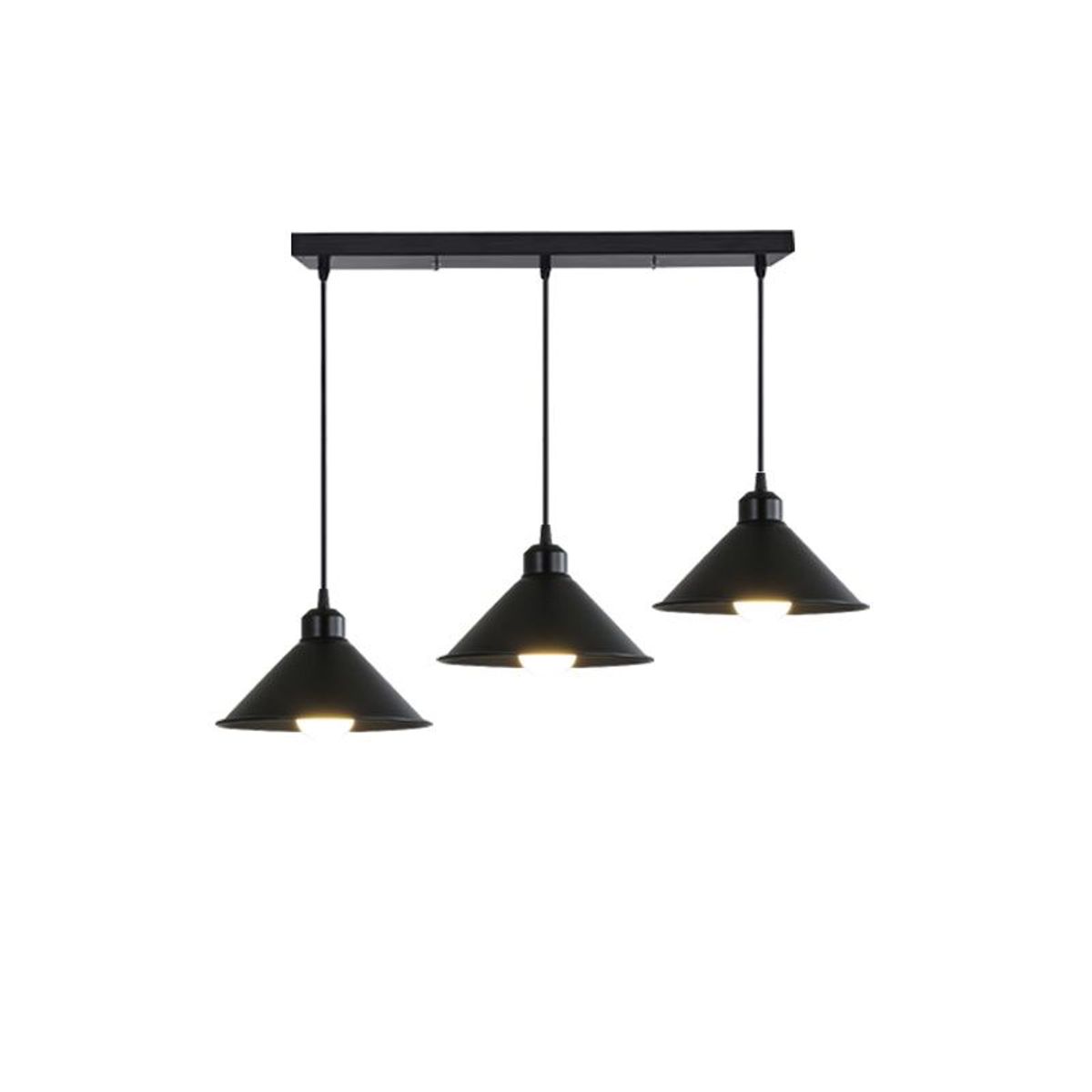 FRANZA - Lámpara colgante de estilo industrial retro