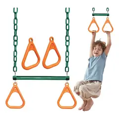 KUANGYE - Niño Barra Trapecio Más Anillos Y Accesorios Gimnasia