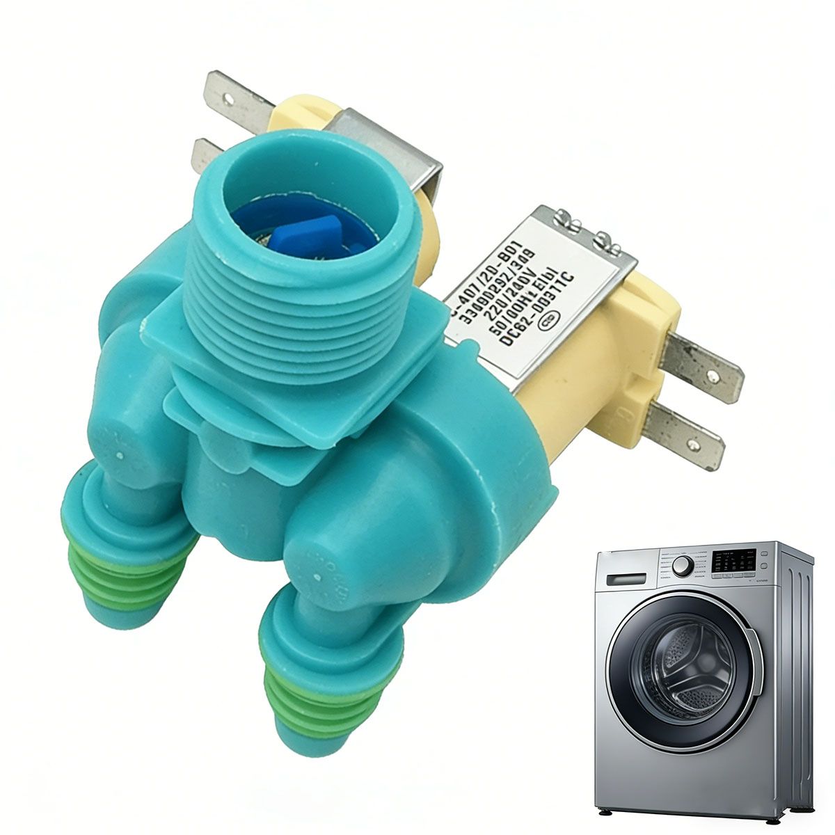 GENERICO - Válvula Solenoide Compatible Lavadora Samsung Dc62-00311c