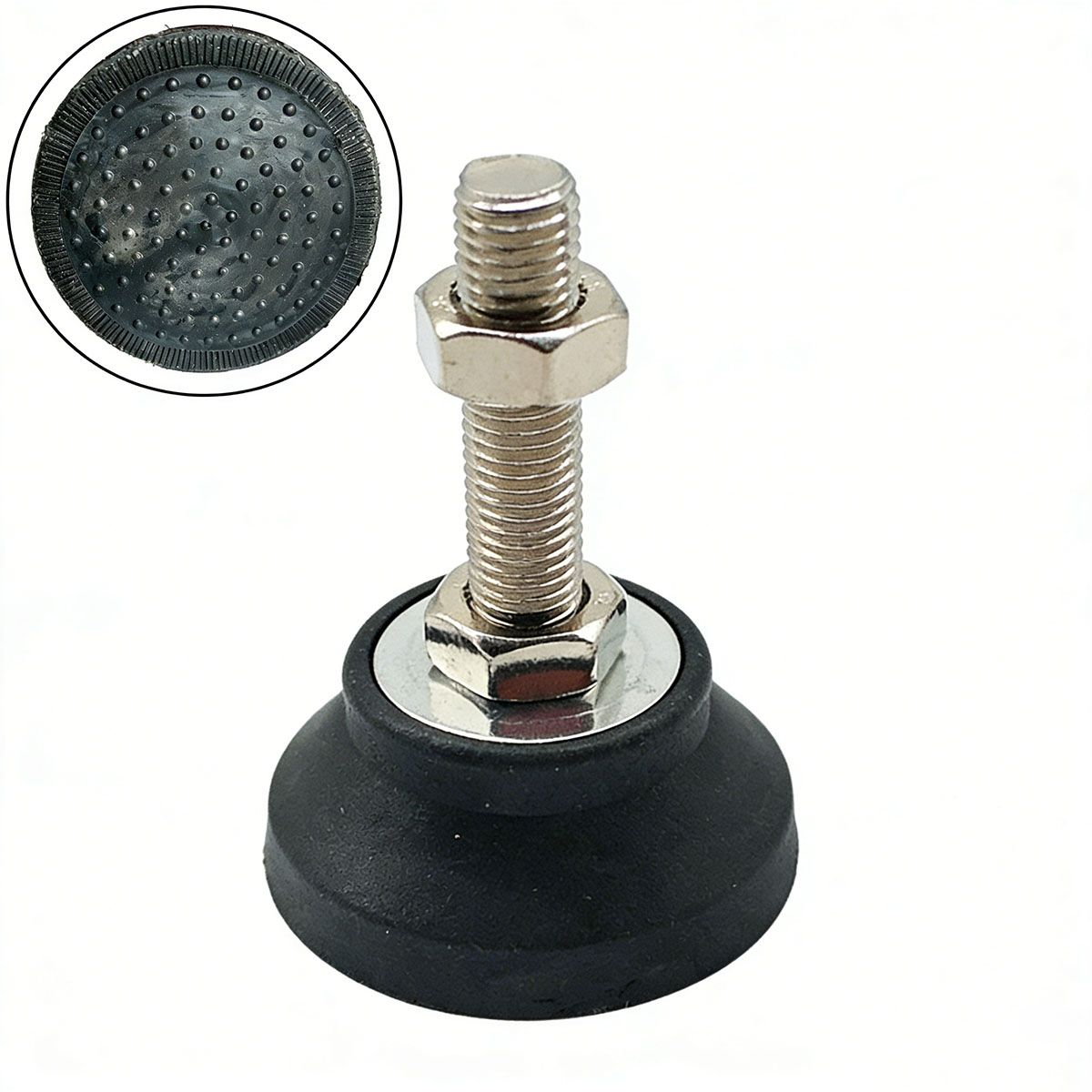 MOONCORE - Pata Niveladora Ajustable Acero Inoxidable D60 M16 X 100mm