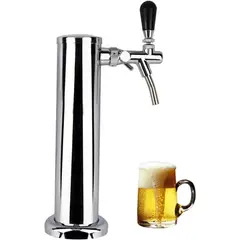 GENERICO - Dispensador De Torre De Cerveza De Barril Acero Inoxidable