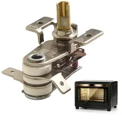 GENERICO - Termostato Para Horno Electrico De 0 A 250 Grados 16 Amperes