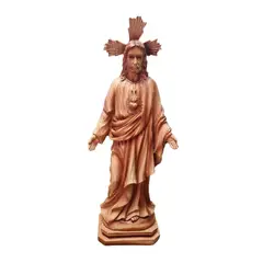 GENERICO - Jesucristo Jesús Sagrado Corazón Figura Religiosa 33cm