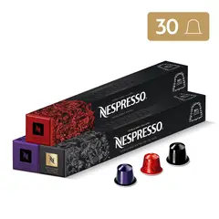 NESPRESSO - Cápsulas De Café Pack Intenso - 30 Cápsulas