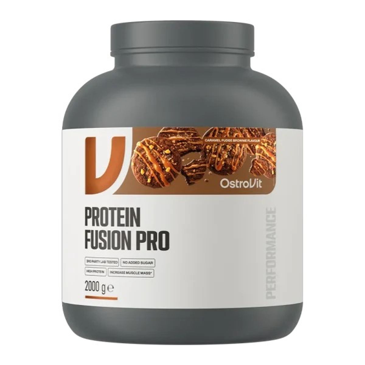 OSTROVIT - PROTEINA FUSION PRO 2000G CARAMEL FUDGE BROWNIE - OSTROVIT