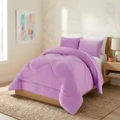 GENERICO - PLUMON INVIERNO SOFT 2 PLAZA 230CM X 250CM COLOR MORADO