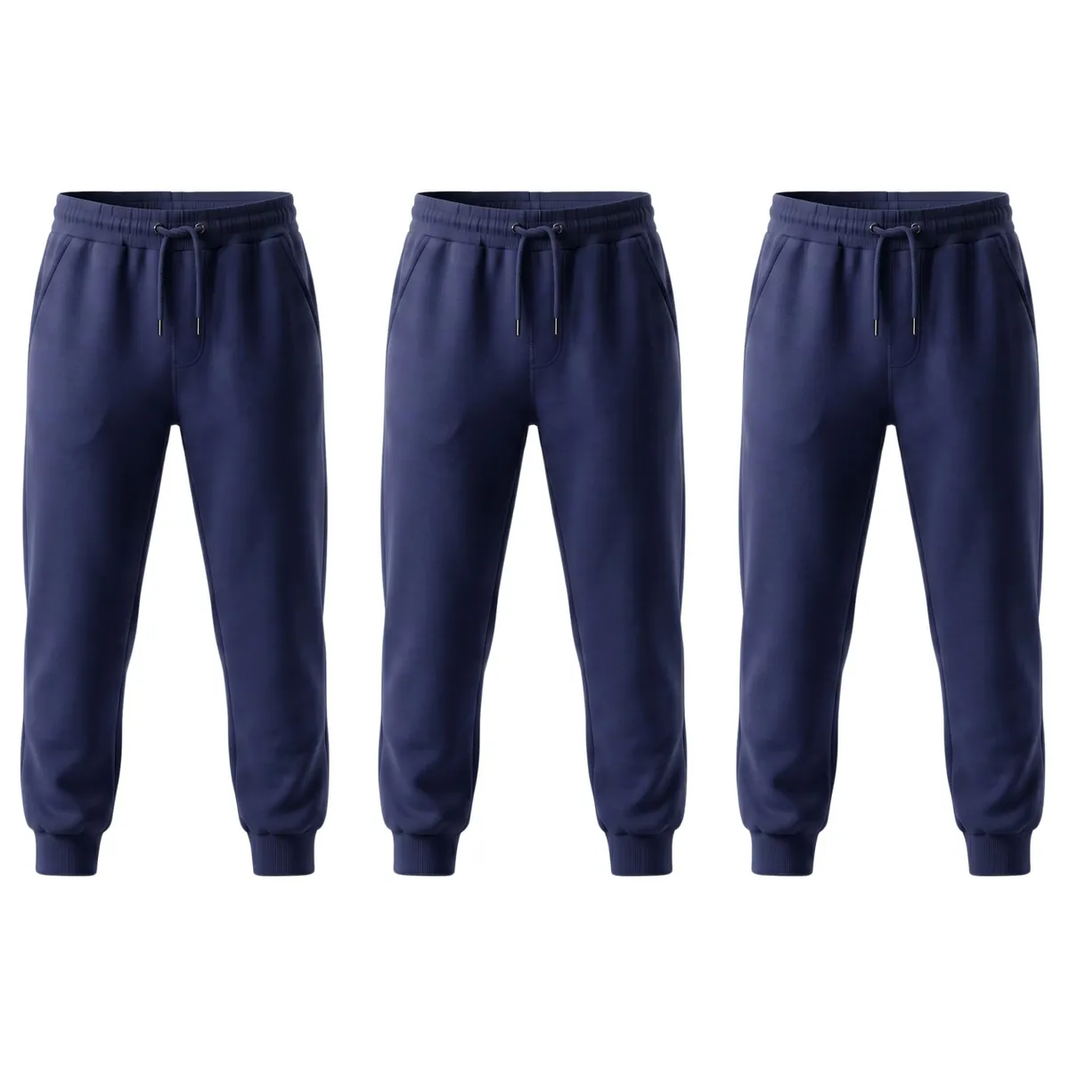 LIKE SHOP - Pack 3 Pantalones Buzo Niños. Jogger Juvenil. Forro Polar. 797