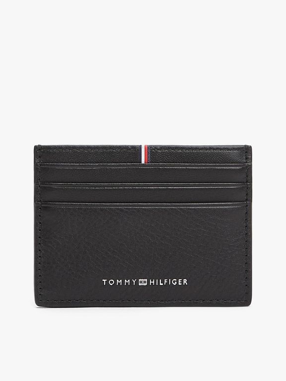 Tarjetero Corporate De Cuero Negro Negro TALLA UNICA