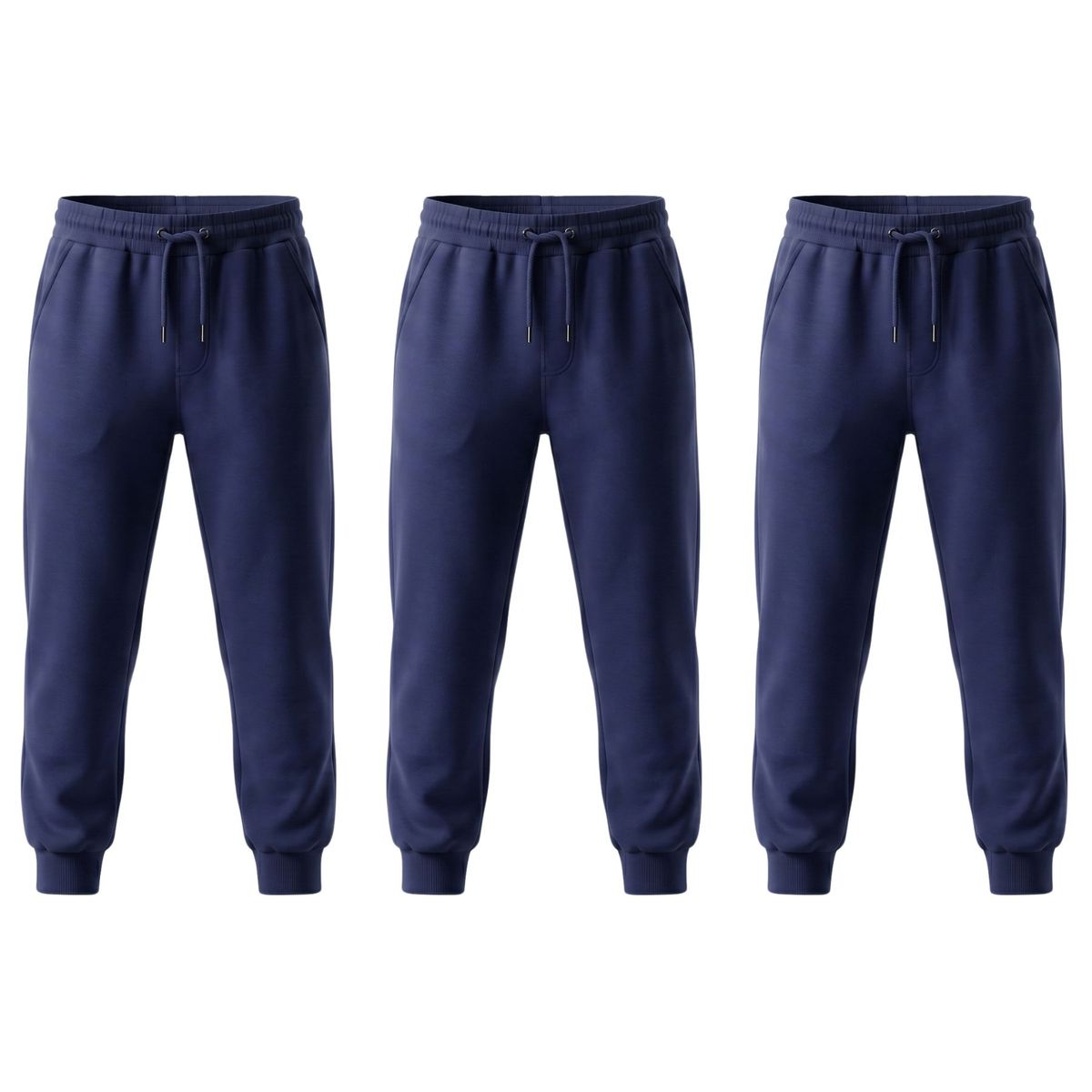 LOOK SHOP - Pack 3 Pantalones Buzo Niños. Jogger Juvenil. Forro Polar. 797