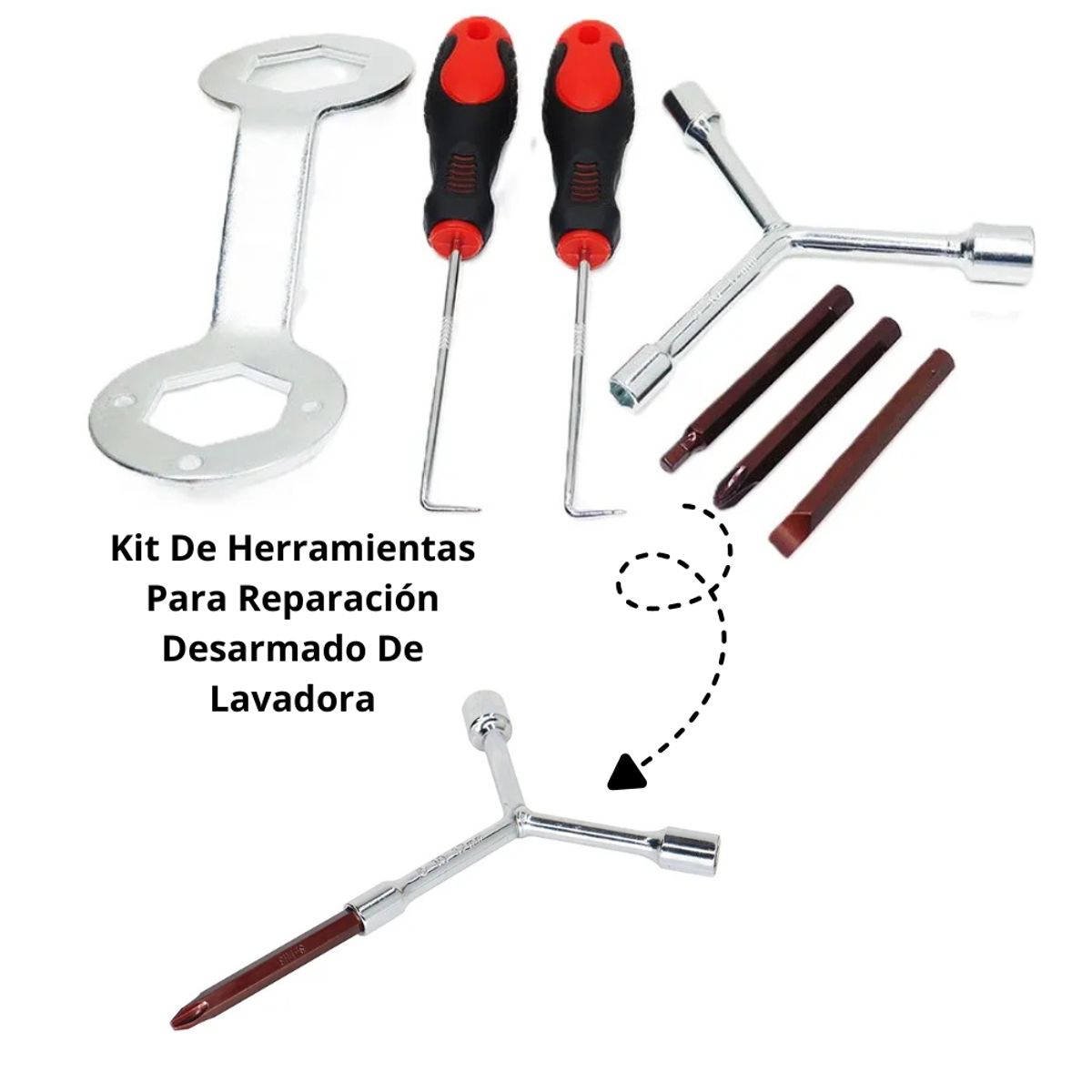 GENERICO - Kit De Herramientas Para Reparación Desarmado De Lavadora