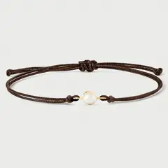 PDPAOLA - Pulsera de cordón con Perla Orion