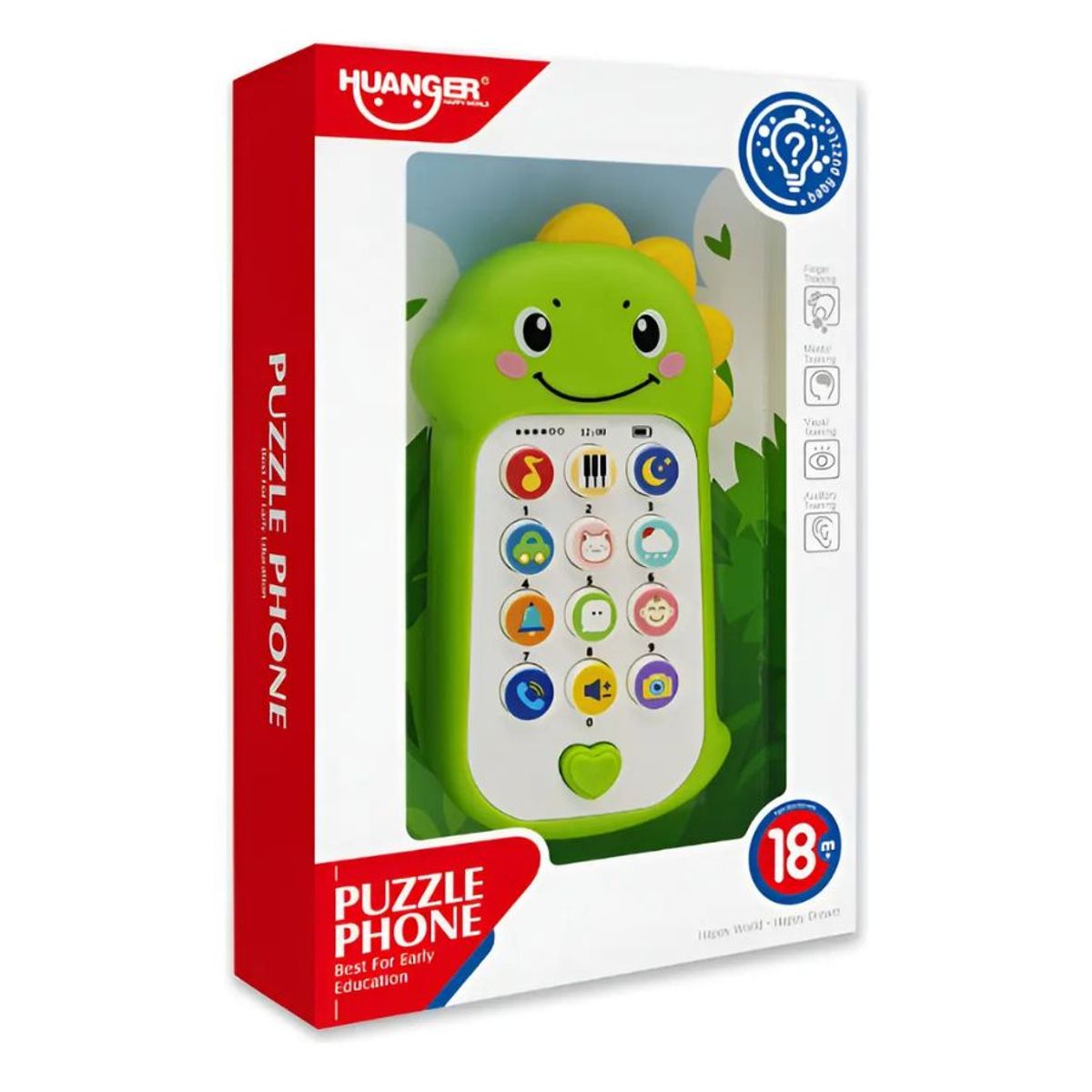 GENERICO - Juguete Celular Teléfono Interactivo Dinosaurio Luces Sonido