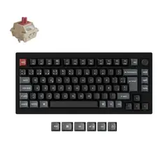 BANANA TIENDA - Teclado Keychron V1 Ultra 8K Inalámbrico 2.4GHZ Negro 75%