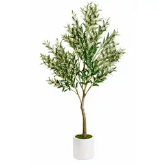 WAKESHOME - Planta Artificial Olivo 2,5mts Arbusto Realista Decorativo