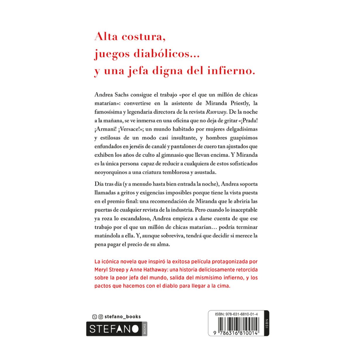 EDICIONES URANO - Libro El Diablo Viste A La Moda