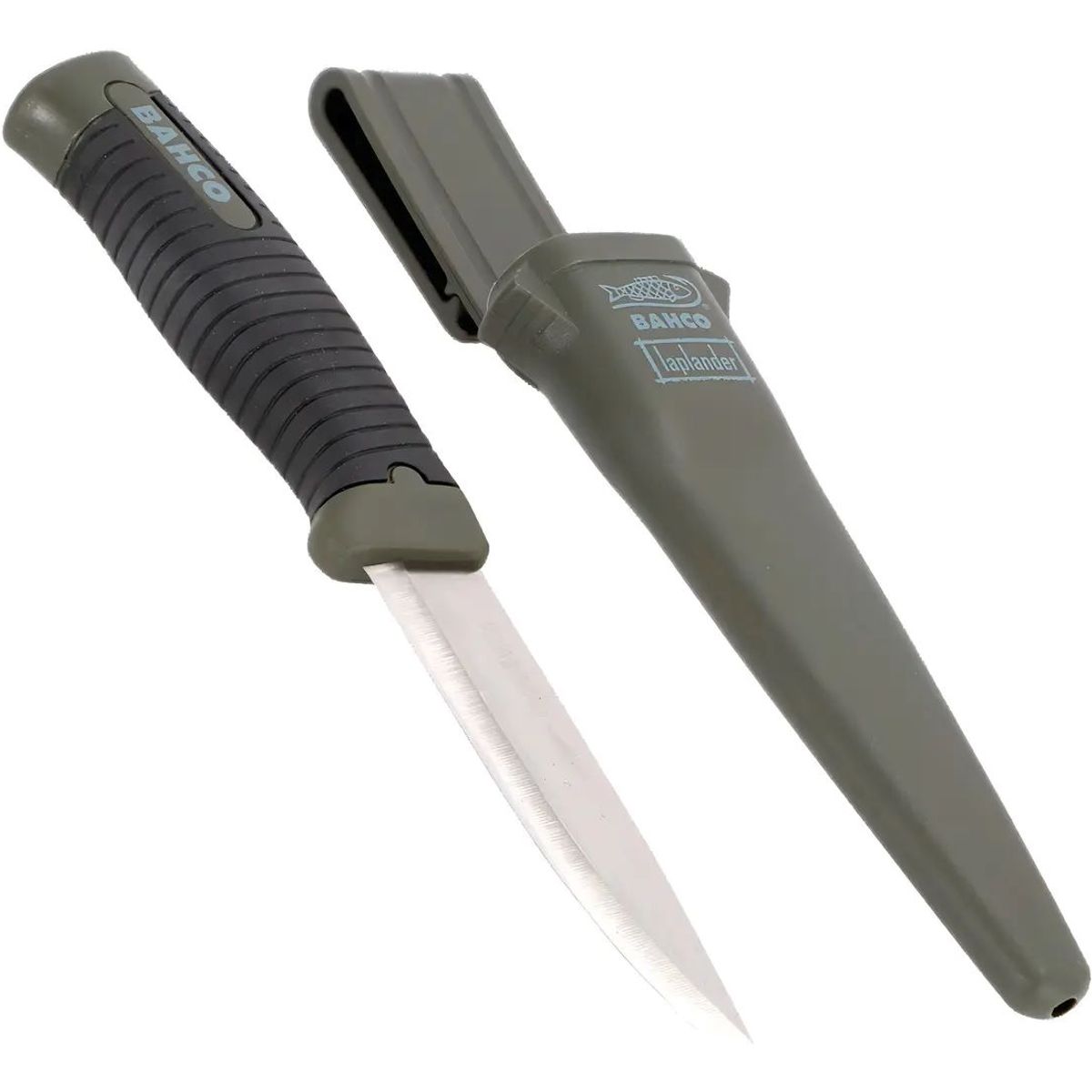 METALFER - Cuchillo Bahco Laplander Con Funda Color Verde Oscuro