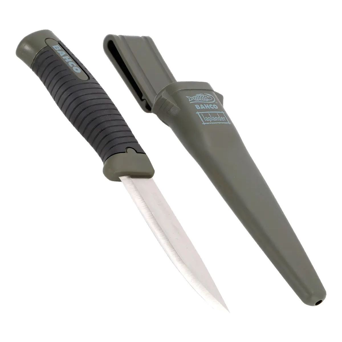 METALFER - Cuchillo Bahco Laplander Con Funda Color Verde Oscuro