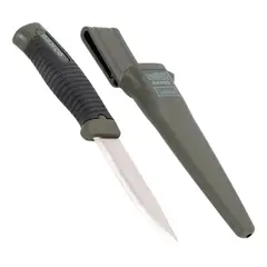 METALFER - Cuchillo Bahco Laplander Con Funda Color Verde Oscuro
