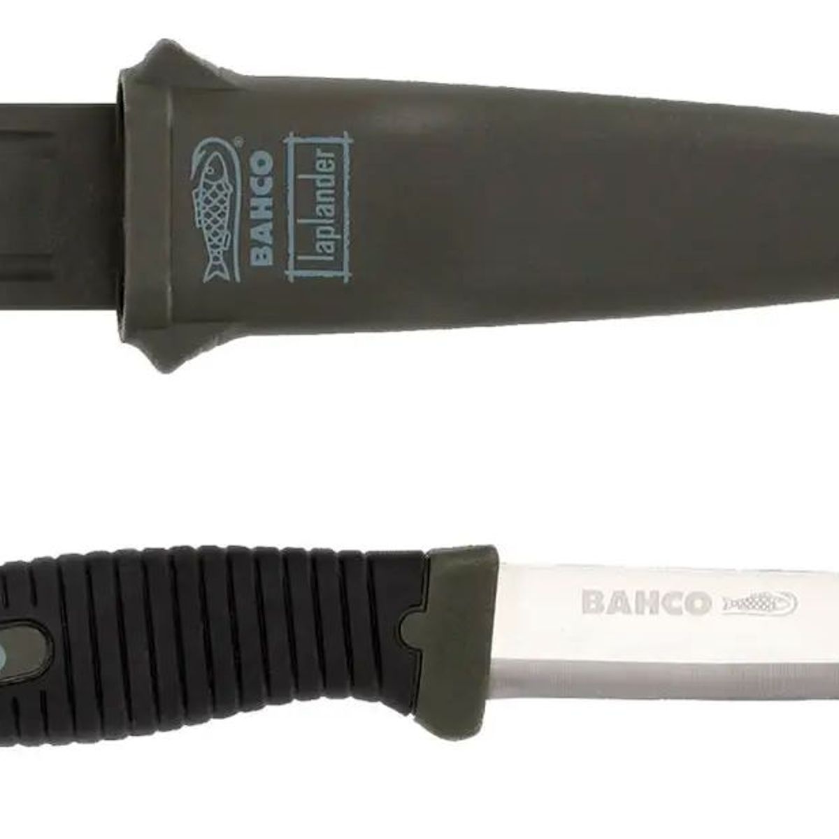 METALFER - Cuchillo Bahco Laplander Con Funda Color Verde Oscuro