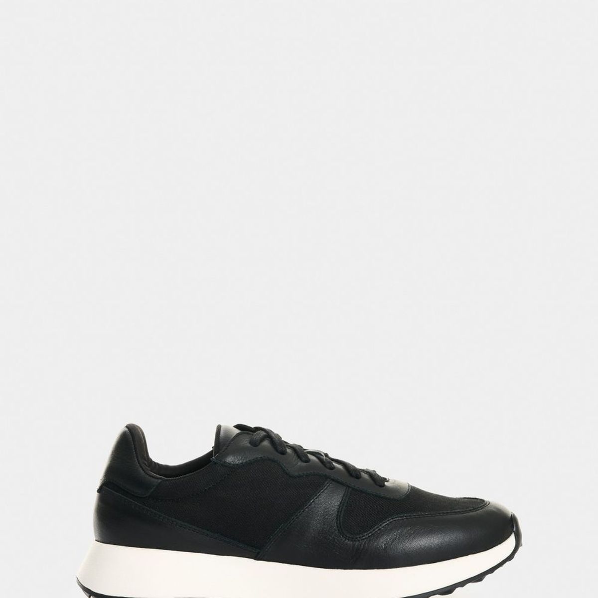 VELEZ - Vélez Zapatilla Tenis Cuero Y Lona Mujer Ocaso 2 Negro