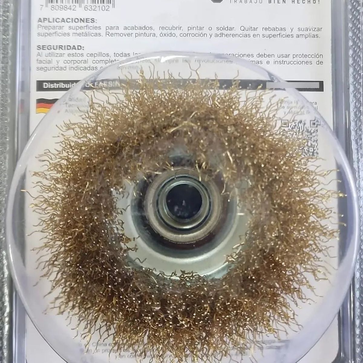 METALFER - Cepillo De Alambre Grata Copa Ondulado 3 X 75mm