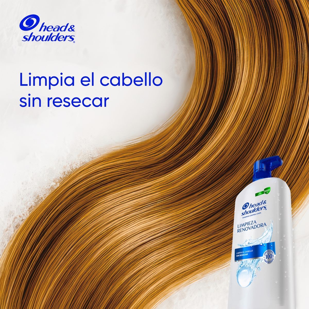 HEAD AND SHOULDERS - Shampoo H&S Limpieza Renovadora 1L