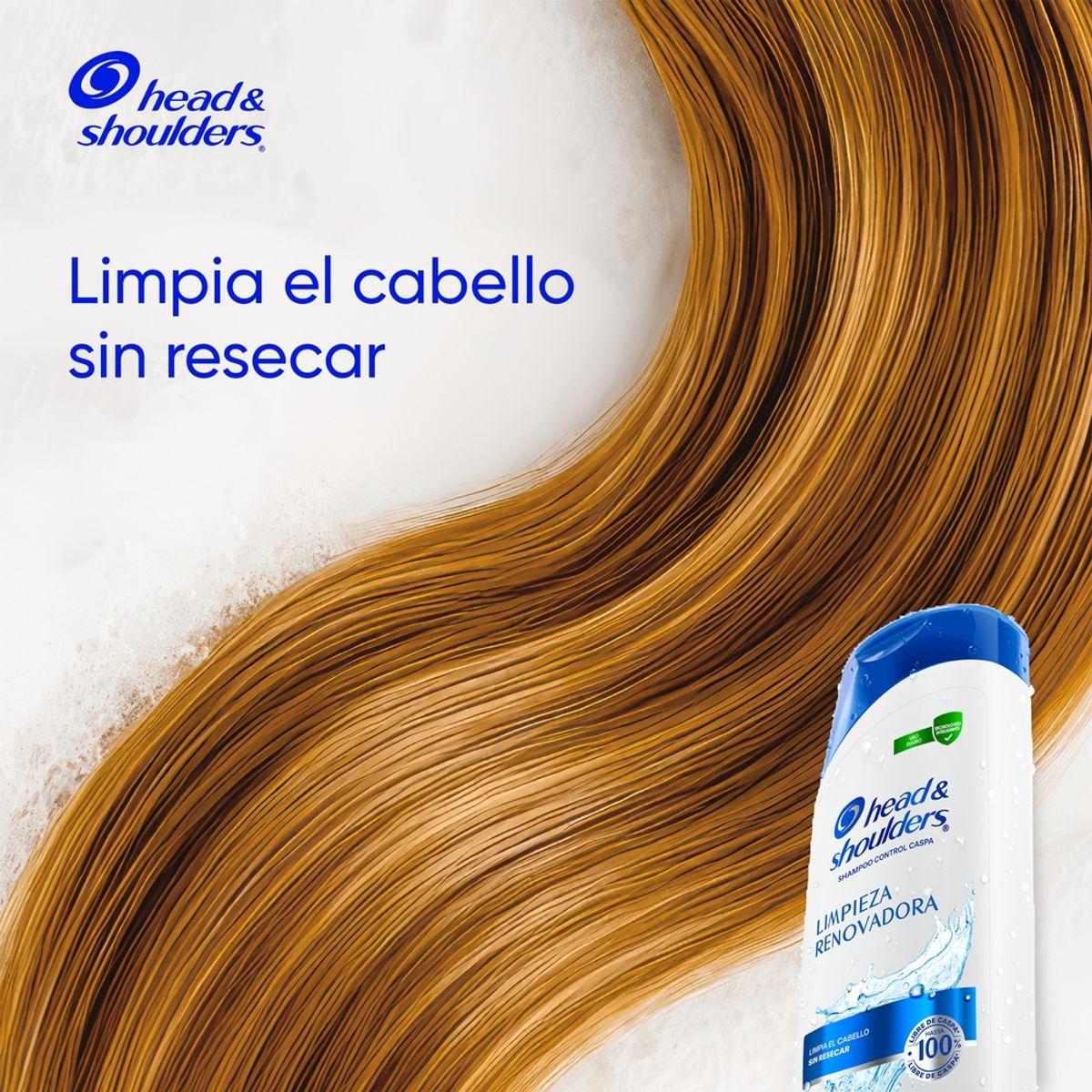 HEAD AND SHOULDERS - Shampoo H&S Limpieza Renovadora 375 ml