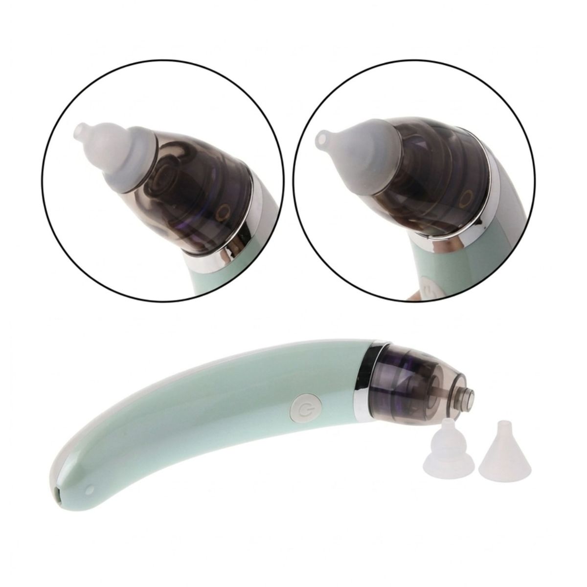 GENERICO - Aspirador Nasal Eléctrico Recargable Saca Mocos Para Bebés