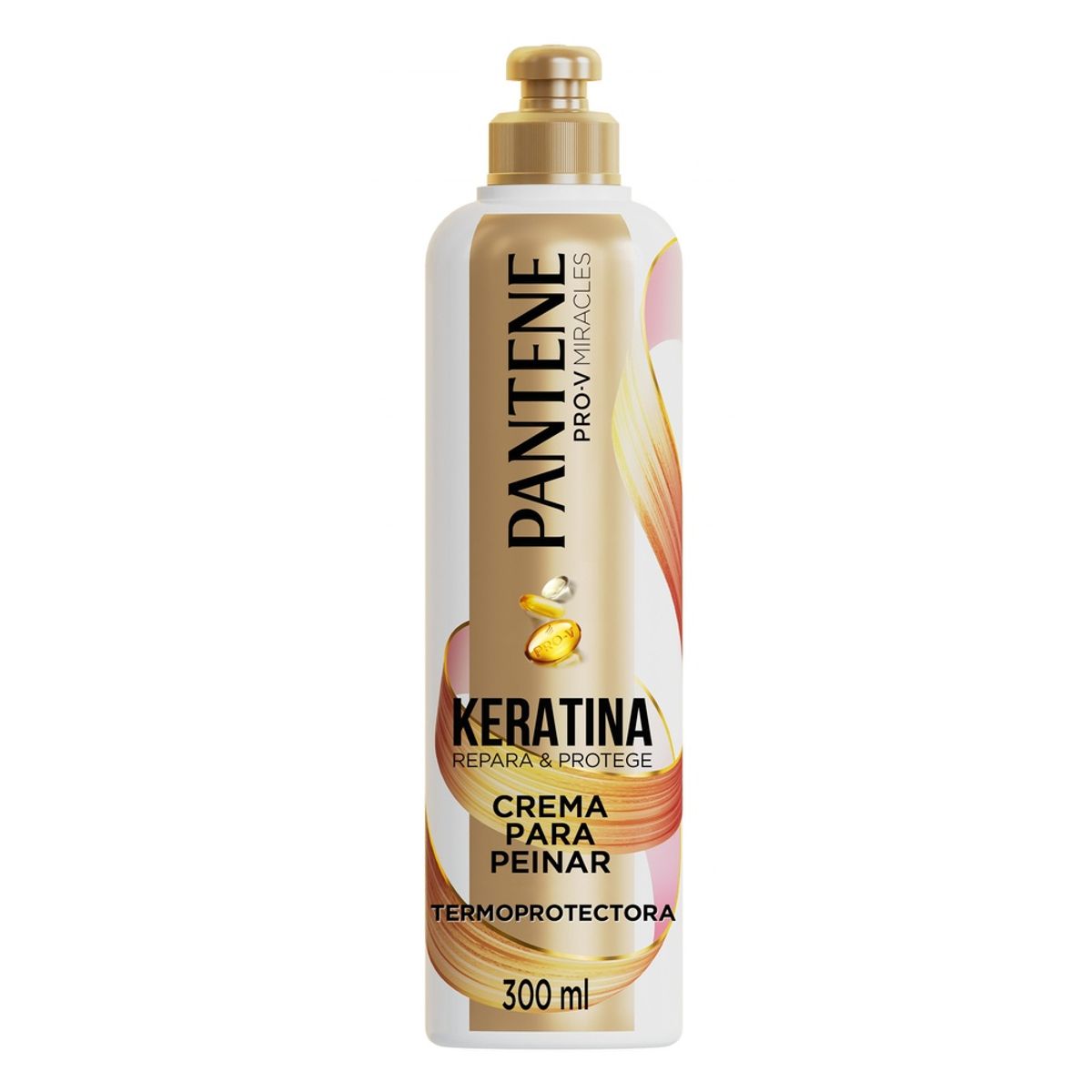 PANTENE - Crema para peinar termoprotectora Pantene Keratina Pro Vitamina B5 300 ml