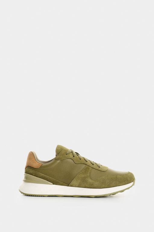 Vélez Zapatilla Tenis Cuero Hombre Ocean Verde
