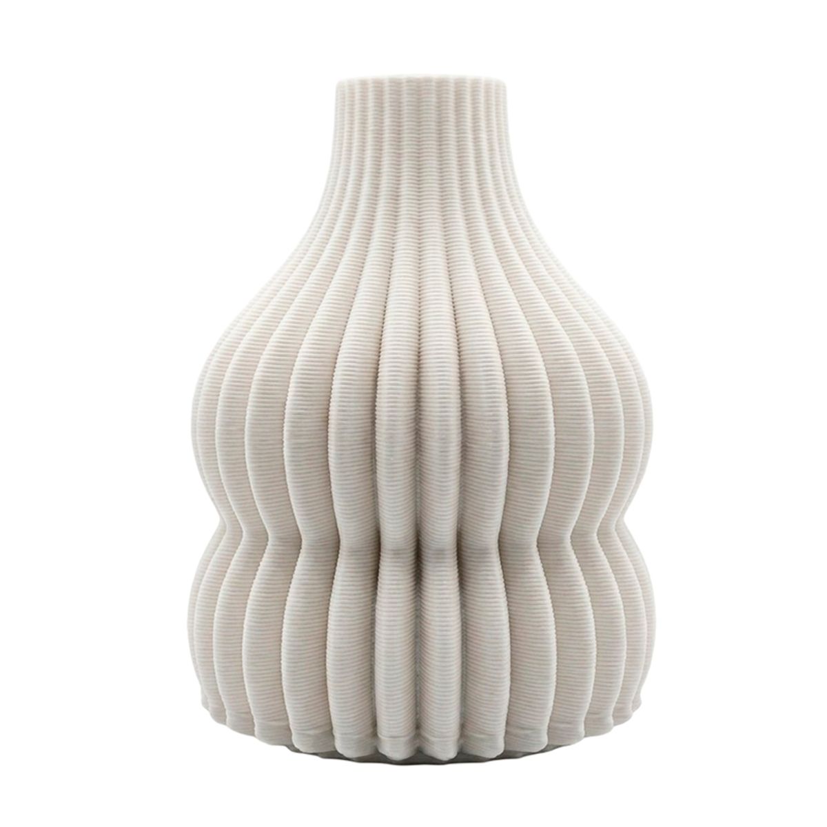 WAKESHOME - Jarrón De Cerámica Para Decoración Florero Texturizado
