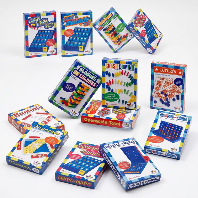 Pack x12 Juegos de Mesa Travel Game Surtidos